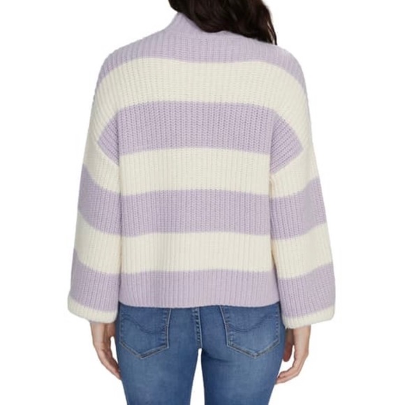 Sanctuary Cream / Lavender Tooth Stripe Sweater - Picture 3 of 7